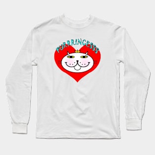 PURRRINCESS - rosy cheeks Long Sleeve T-Shirt